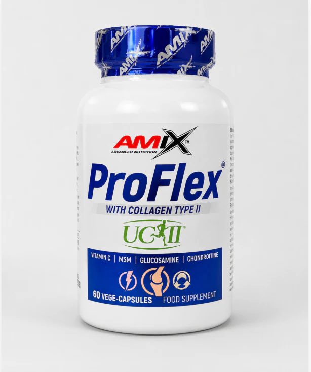 Bote de AMIX ProFlex UC-II con 60 cápsulas de colágeno tipo II no desnaturalizado