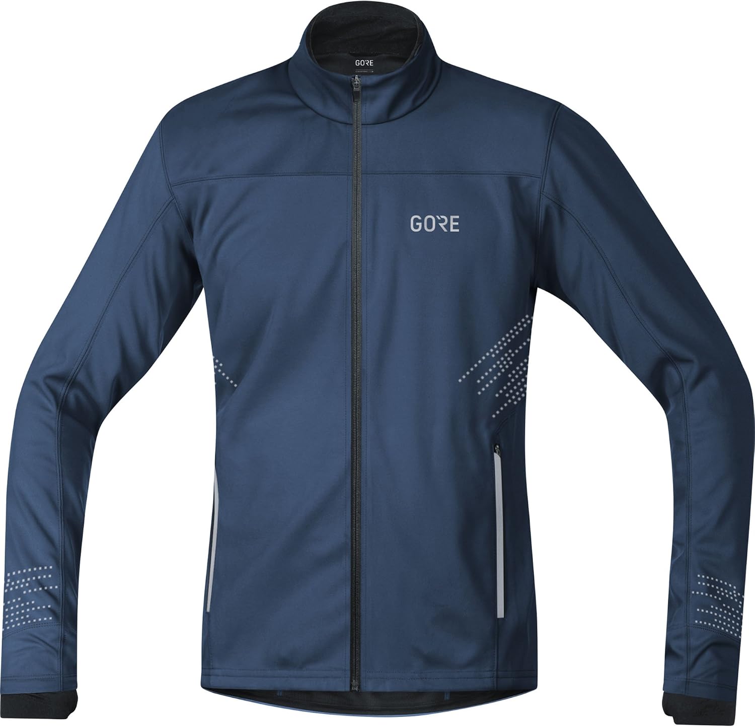 GORE WEAR R5 softshell running hombre azul marino con reflectantes