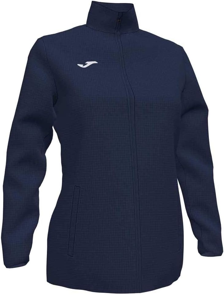 Joma Elite VII mujer chaqueta running azul marino tejido ripstop