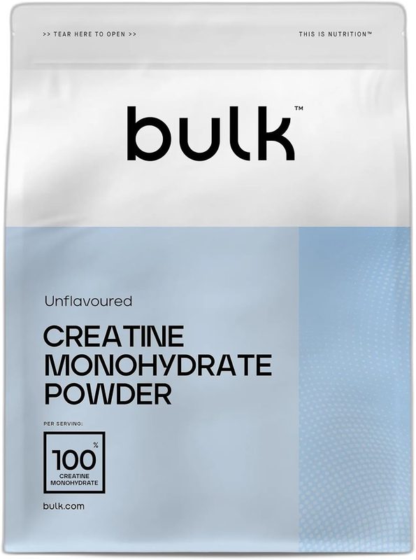 Bolsa de Bulk creatina monohidrato en polvo
