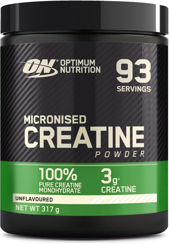 Bote de Optimum Nutrition creatina monohidrato micronizada