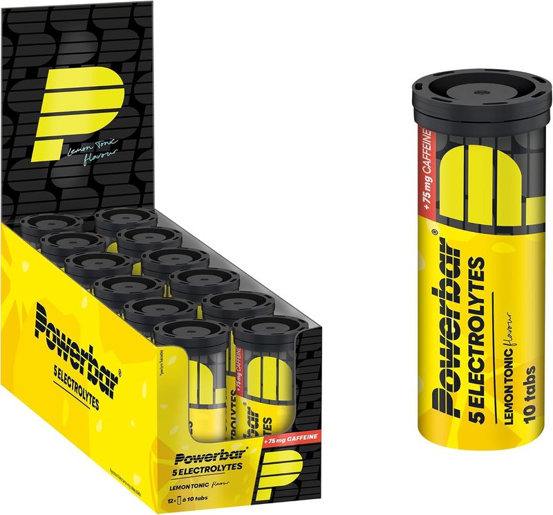 Tubos de PowerBar 5 Electrolytes pastillas efervescentes
