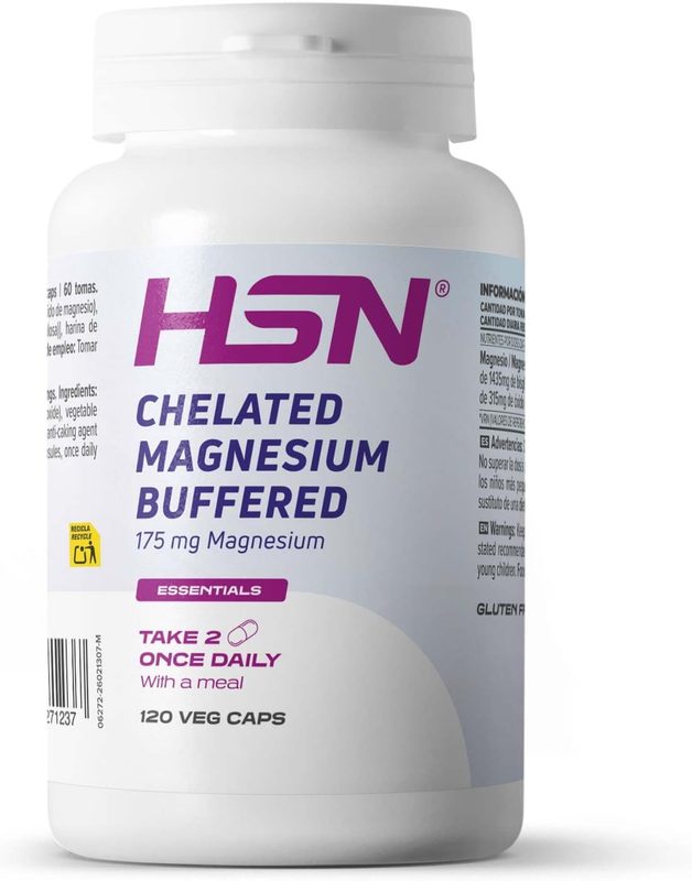 Bote de HSN Chelated Magnesium bisglicinato de magnesio