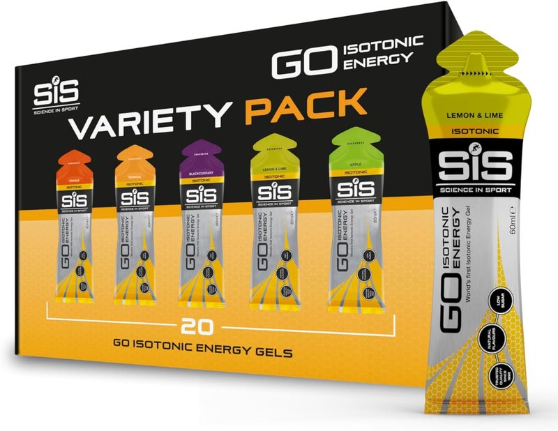 Pack de geles isotónicos SiS GO Isotonic de varios sabores