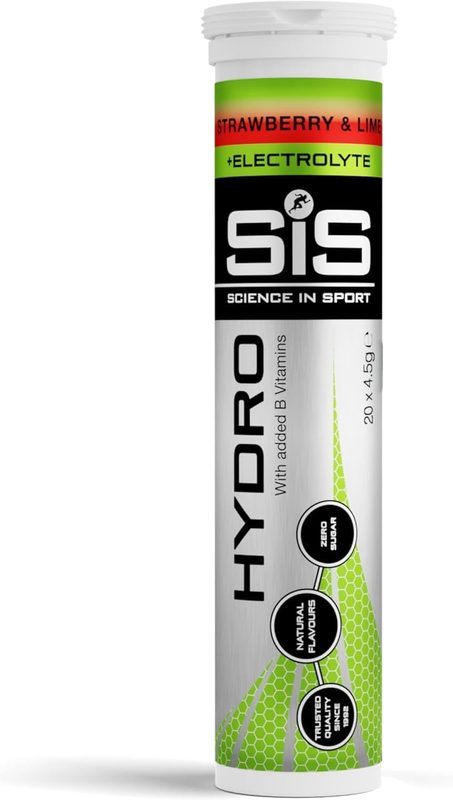 Tubo de Science in Sport Hydro comprimidos de electrolitos
