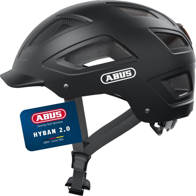 Casco urbano ABUS Hyban 2.0 negro con carcasa ABS