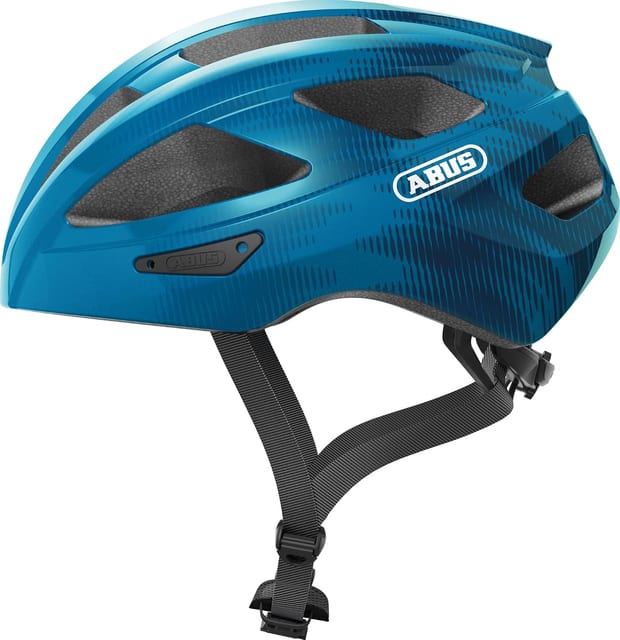 Casco ABUS Macator azul de ciclismo deportivo