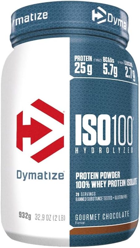 Bote de Dymatize ISO 100 Hydrolyzed