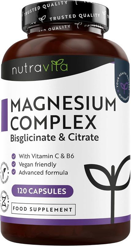 Bote de Nutravita Magnesium Complex citrato y bisglicinato