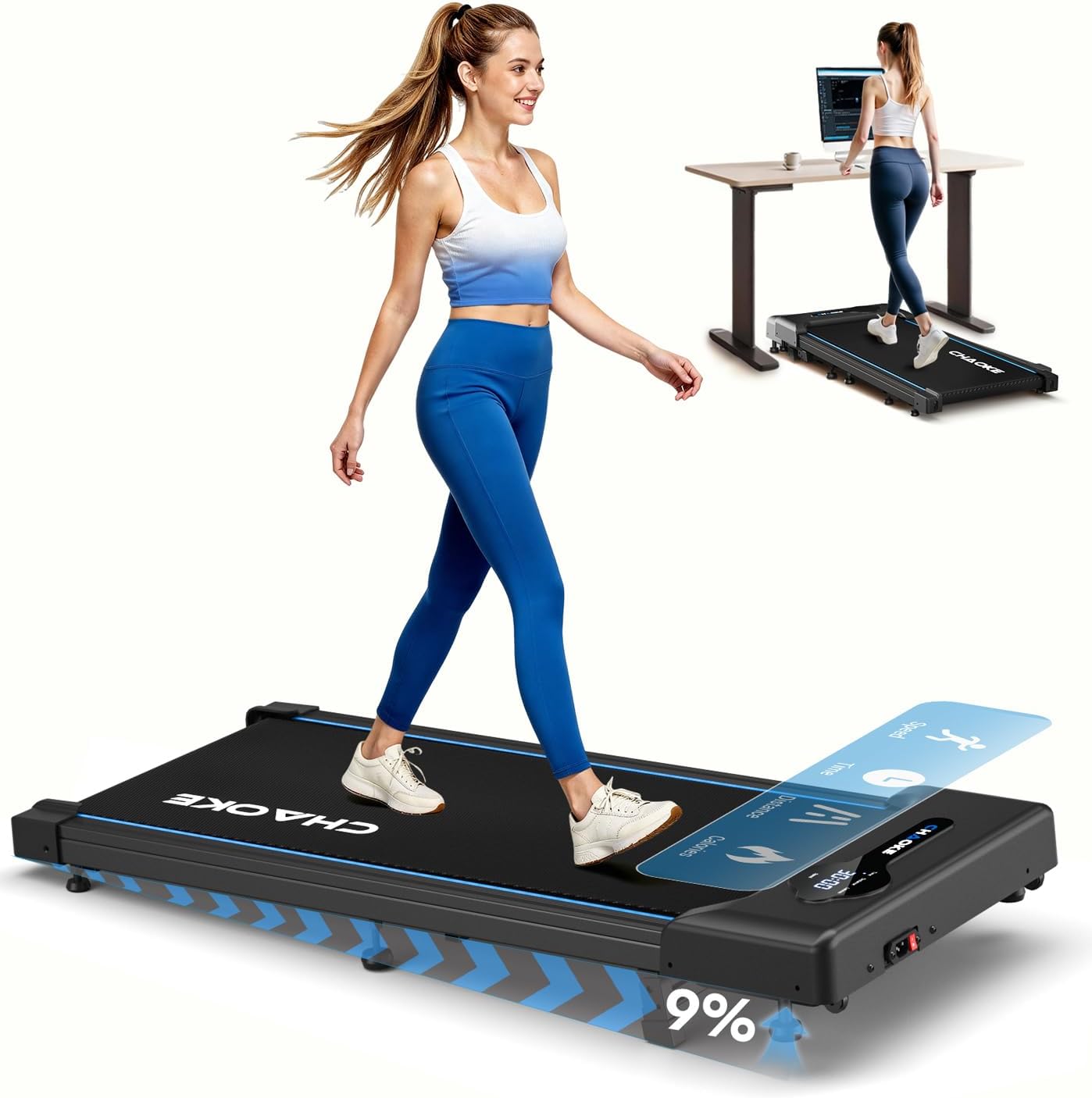 CHAOKE Walking Pad cinta bajo escritorio