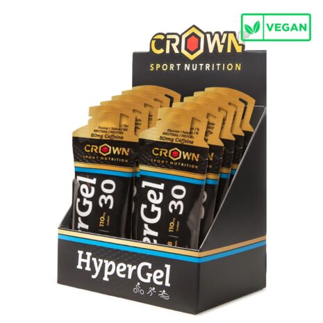 Crown Sport HyperGel 30 Hydra caja 10 geles textura muy líquida vegan