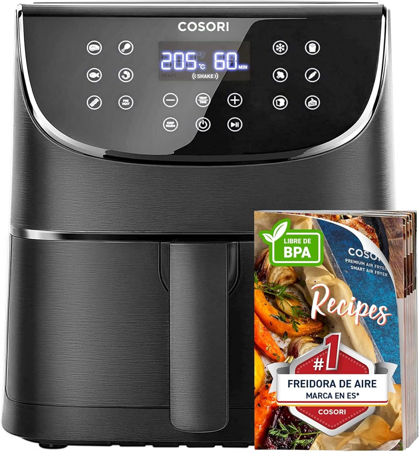 Freidora de aire Cosori para cocina saludable de runners