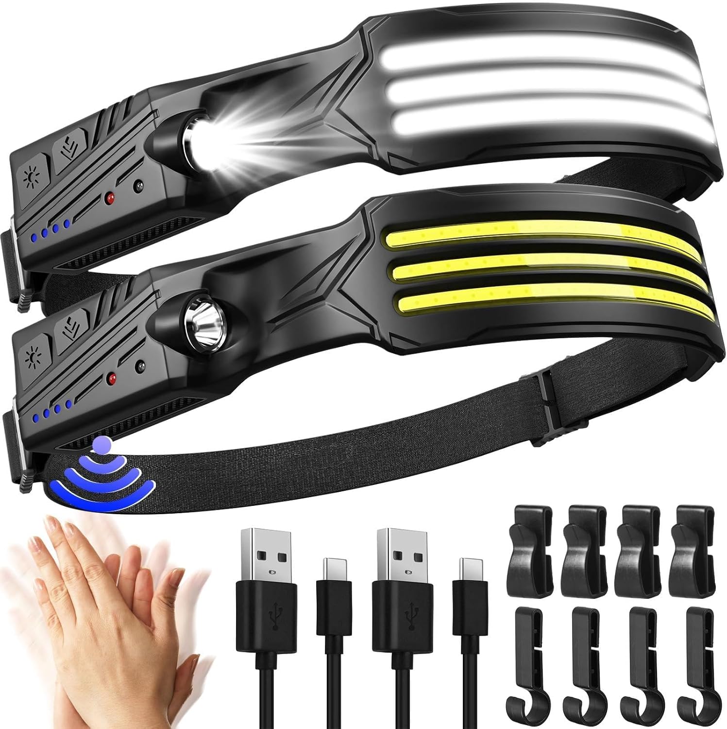MLIAIMCE pack 2 frontales con sensor de movimiento
