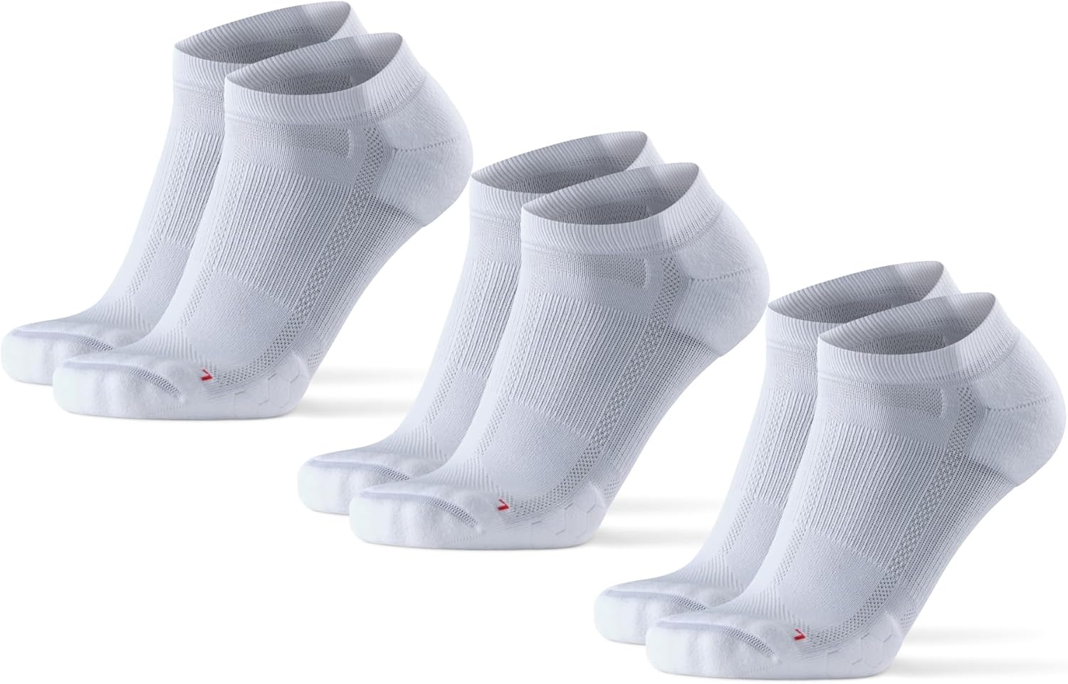 DANISH ENDURANCE calcetines running cortos antiampollas pack 3