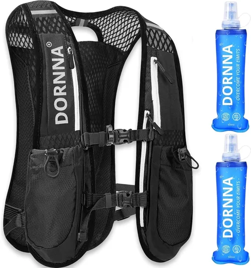 DORNNA Ultra Terra V2 chaleco de hidratación con dos soft flasks