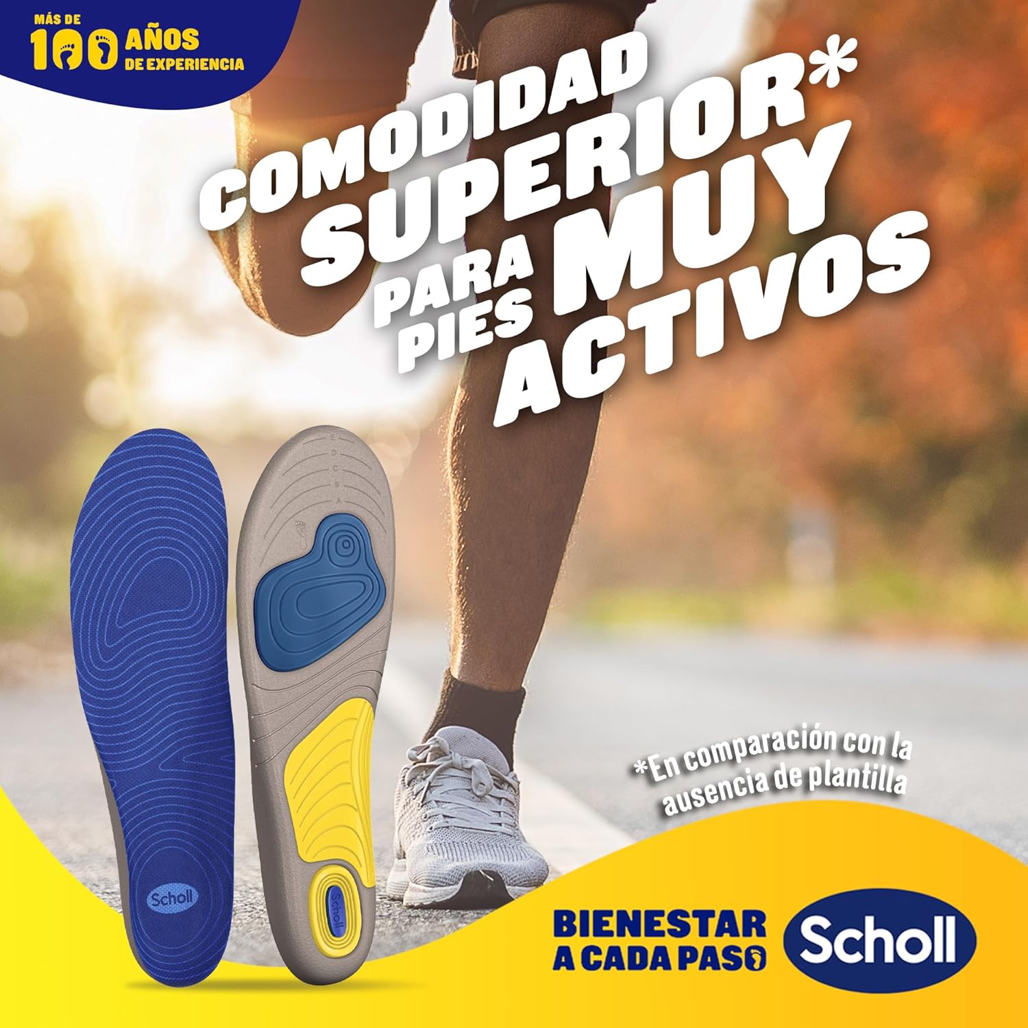 Scholl GelActiv Running plantillas zapatillas deportivas