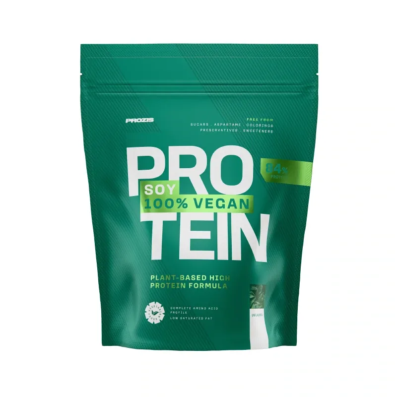 Envase de 100% Proteína de soja de Prozis, sabor Neutro, de 900 g, en imagen oficial de catálogo