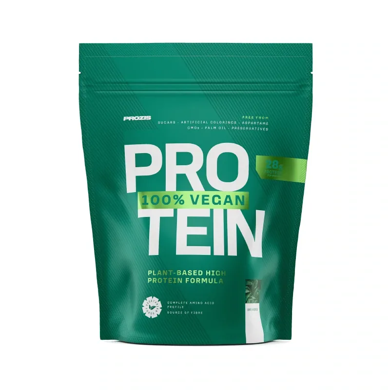 Envase de Prozis 100% Vegan, una de las siete proteínas vegetales comparadas