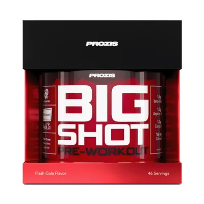Big Shot Pre-Workout, 46 dosis, sabor Flash Cola