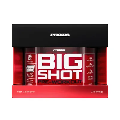 Big Shot Pre-Workout, 23 dosis, sabor Flash Cola