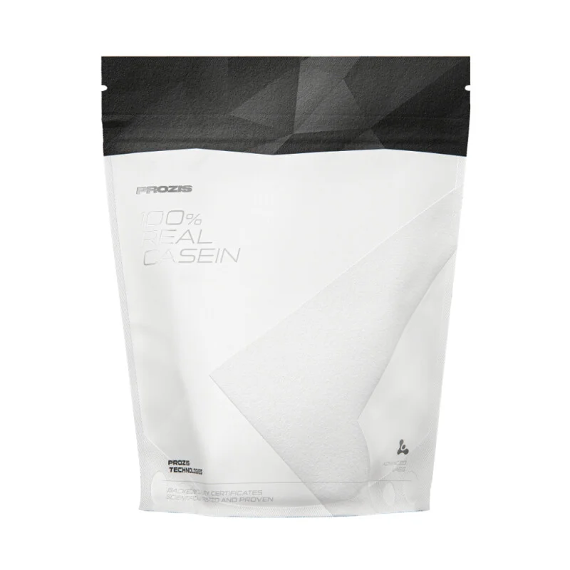 Envase de 100% Real Casein de Prozis, 1000 g, sabor Chocolate