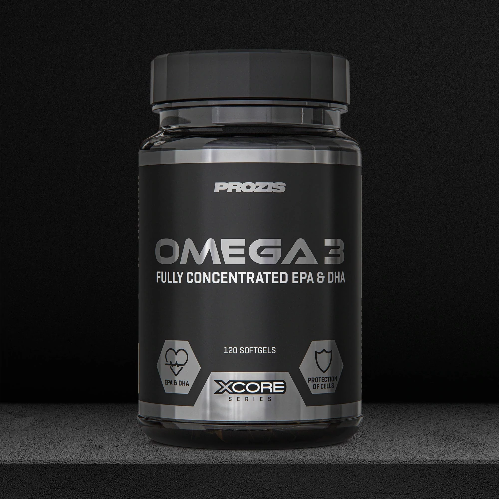 Prozis Omega 3 1000 bottle with 120 softgels