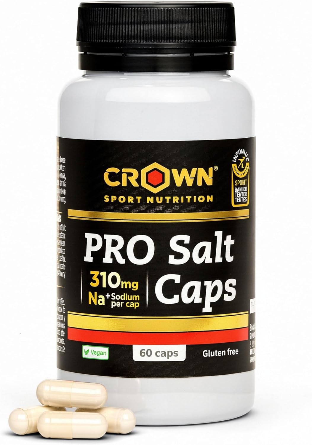 Crown Sport Nutrition Pro Salt Caps 310 mg Sodio 60 Cápsulas