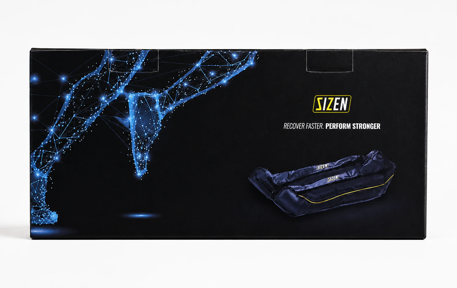 Caja del Sizen 6+ NEW PANTS en vista frontal