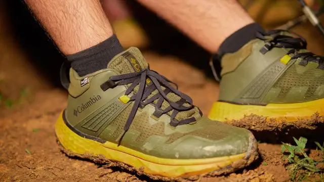 Trail running shoes mountain