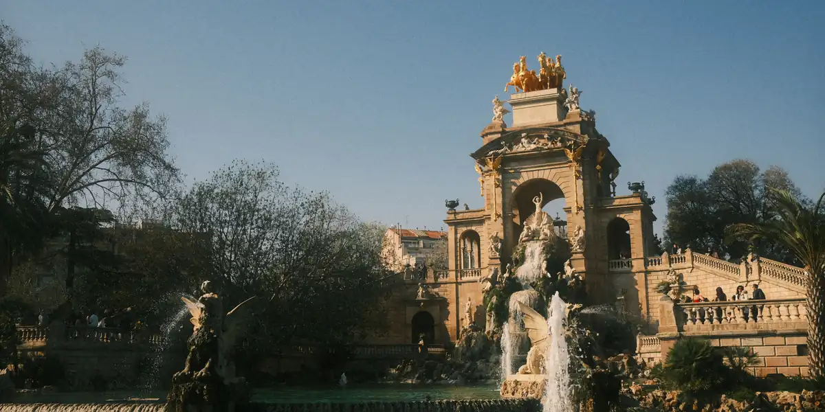 Fuente de la Cascada Monumental del Parque de la Ciutadella, en Barcelona