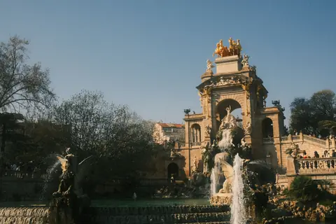 Fuente de la Cascada Monumental del Parque de la Ciutadella, en Barcelona
