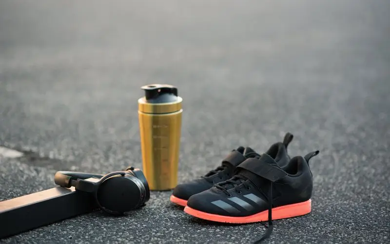 Runner checking data on GPS sports watch