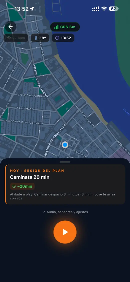 Plan de entrenamiento personalizado en CorrerJuntos